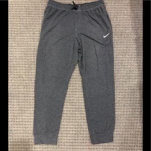 Grey cotton stretch Nike jogger, Size large